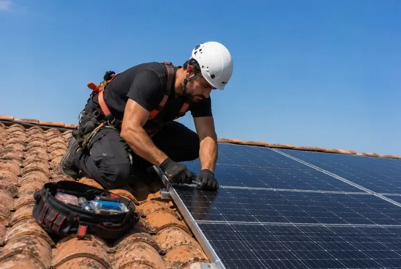 Maintenance et monitoring de panneaux solaires à Labastide-d'Anjou